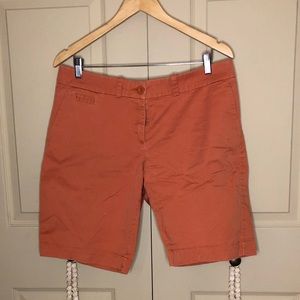 Women’s Tommy Hilfiger Orange Bermuda shorts size 12